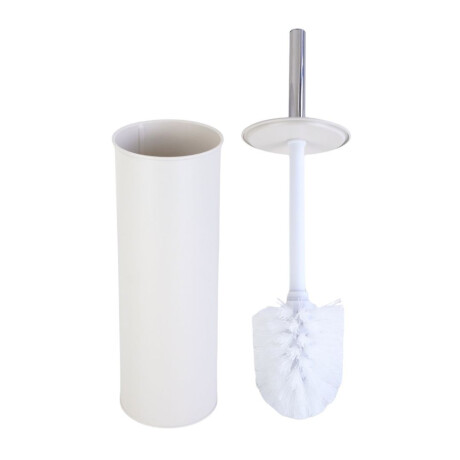 Cepillo para inodoro con base de metal Beige Cepillo para inodoro con base de metal Beige