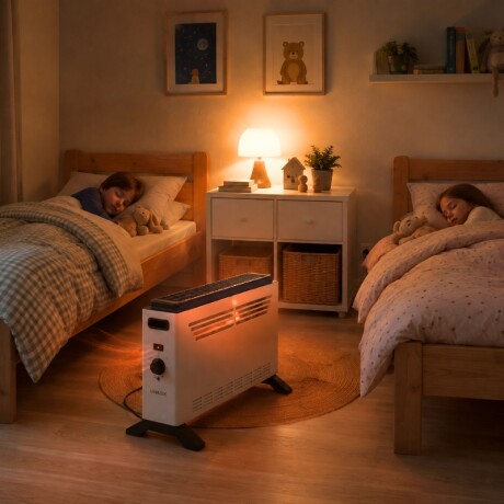 Convector Eléctrico Nexor 2000W Blanco Estufa Convector Eléctrico Nexor 2000W Blanco