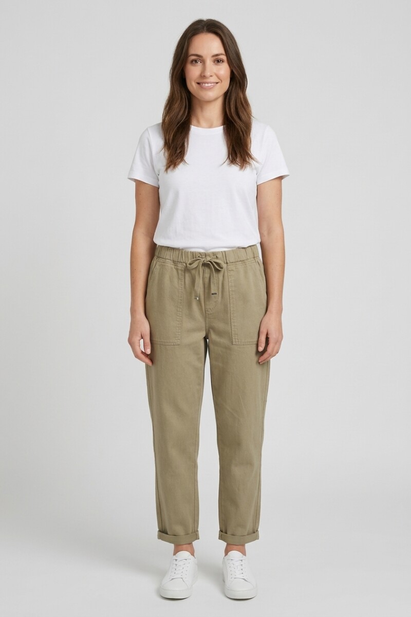 Pantalon jogger VERDE OLIVA