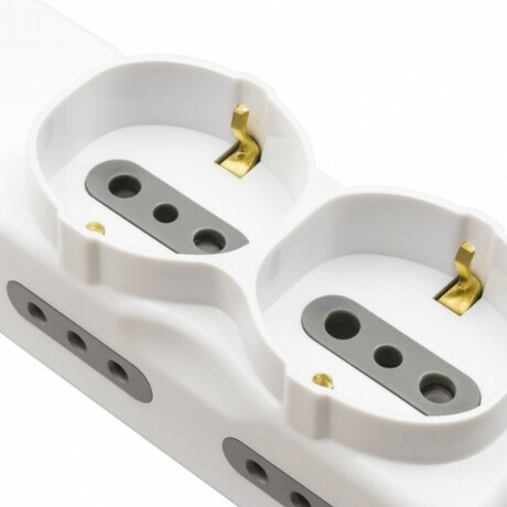 ALARGUE 2 SCHUKO 4 MODULOS - BLANCO Alargue 2 Schuko 4 Modulos Blanco