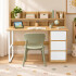 Escritorio 3 Cajones Con Estantes De Madera Y Metal Movi Esh0027m MARRON