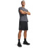 UA TECH GRAPHIC SHORT-RED BLK-001