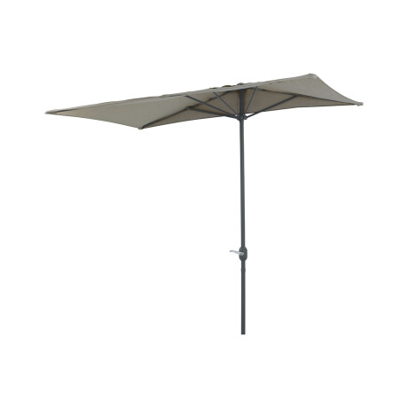 SOMBRILLA BALCÓN ALUMINIO NATURAL-BEIGE VENTO