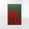 CUADRO RED FLAG ROJO - -
