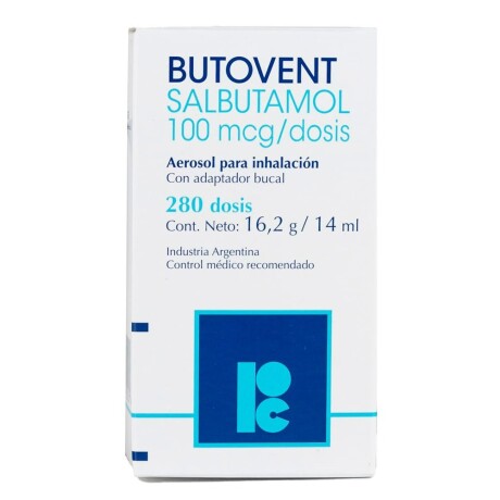 Butovent Aero. 280 Dosis – Inhalador Respiratorio Butovent Aero. 280 Dosis – Inhalador Respiratorio