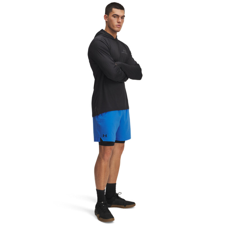 UA Vanish Woven 2in1 Sts-BRN BLU-402