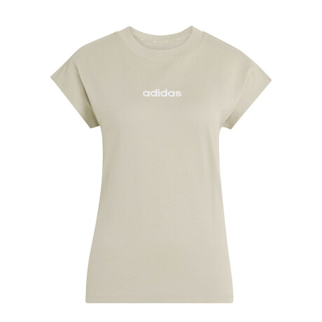 Remera de Mujer Adidas W Lin Sj T Beige