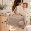 Bolso maternal XL ASH beige