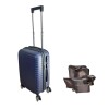 Valija Carry-on de mano Rígidas Con Organizadores Azul oscuro