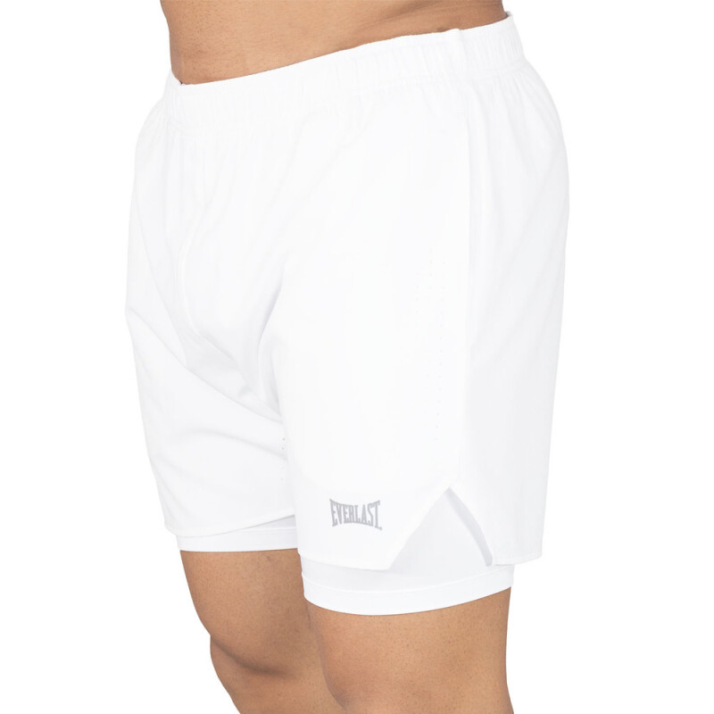SHORT 2IN1 MEN POLY/ELAST EVERLAST MATCH WT M6 XL WHITE