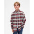 LS RELAXED OXFORD RED PLAID