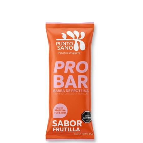 Barra de Proteína 45gr Caja x16 Punto Sano Frutilla