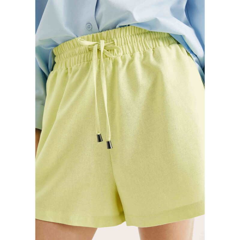 SHORTS FEM VERDE LIMAO