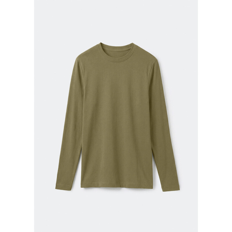 BLUSA ML FEM OLIVA MEDIO