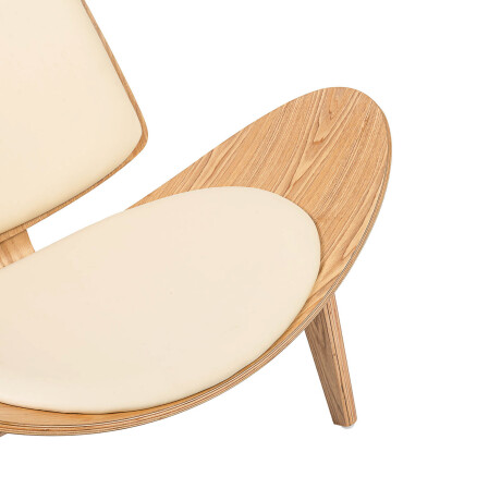 BUTACA NATURAL/BEIGE MADERA SHELL