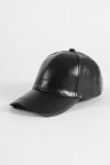 Cap cuero vegano negro