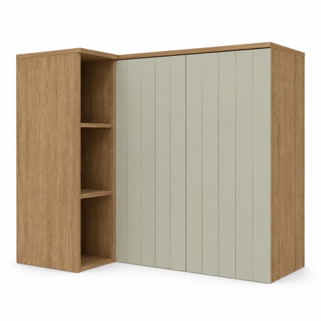 AÉREO ESQUINERO ALACENA CON NICHOS 2 PUERTAS BASCULANTES AÉREO ESQUINERO ALACENA CON NICHOS 2 PUERTAS BASCULANTES