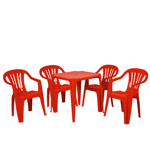 SILLA BELA VISTA CON APOYA BRAZOS MOR ROJA ROJO