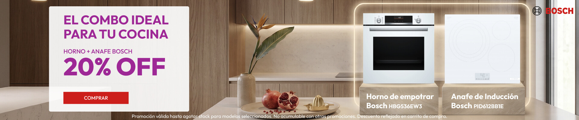 Listado Combo Horno y Anafe Bosch