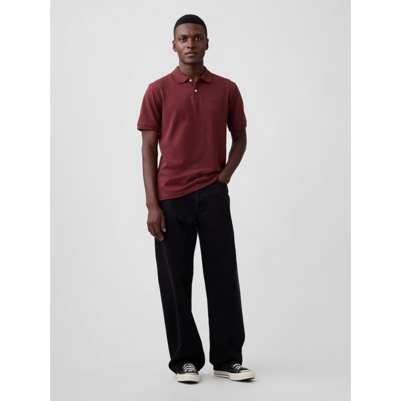 F-LOGO PK POLO MOONSTONE