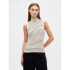 V-SL MOCKNECK TANK STRIPE BLACK CHINO STRIPE