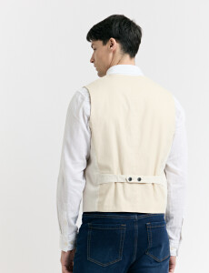 470637 CHALECO HARRINGTON LABEL Natural