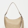Bandolera Venice en cuero graneado Taupe