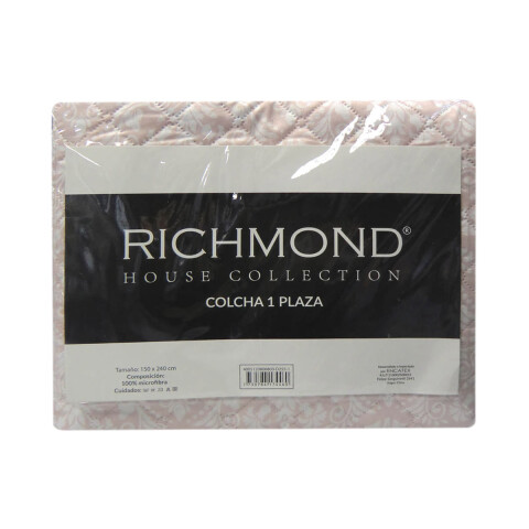 Colcha Estampada Microfibra Richmond 2 Plazas 220 x 240 cm 255-1 ARABESCO ROSA