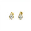Abridores Gota-Oro 18k-Piedra Zirconia-AB9513 conpiedra