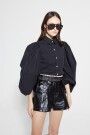 SHORT METALICO Negro