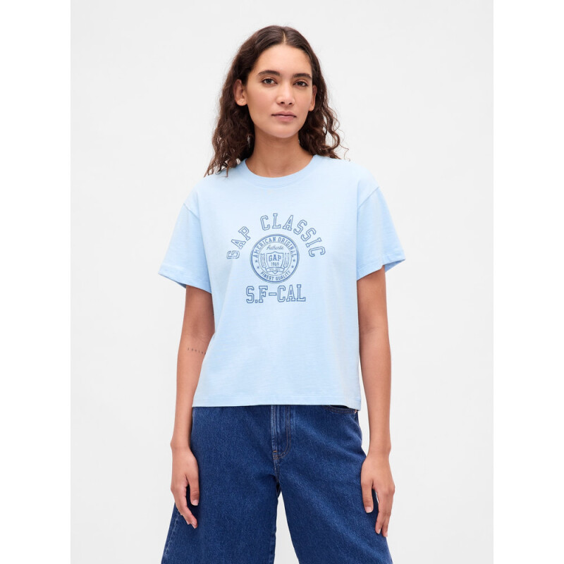 GRAPHICS - SS EDITOR TEE GAP CLASSIC LIGHT BLUE SHADOW
