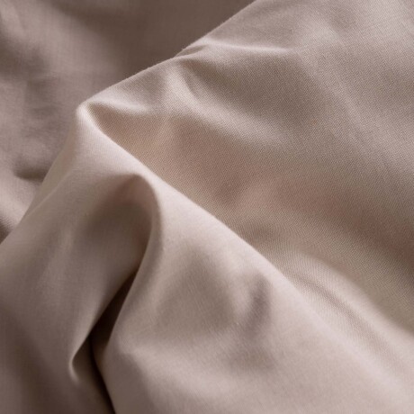 SET FUNDA NÓRDICA QUEEN ALGODON MARRON COTTON BASIC 180H TOSTADO