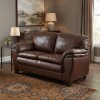 Sillón 100% Cuero - 2 Cuerpos - Monza Caramelo