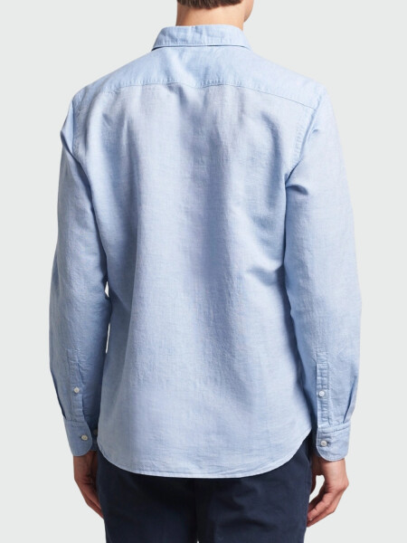 BOSS - Camisa HAL-Kent C3 Celeste