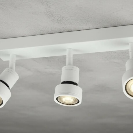 AASO Lámpara Niza Triple Orientable Blanca