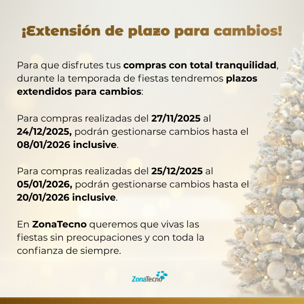 Plazo de cambios extendido