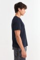 Remera básica manga corta AZUL MARINO