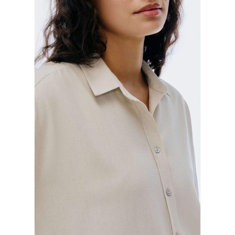 CAMISA ML FEM CAQUI CLARO