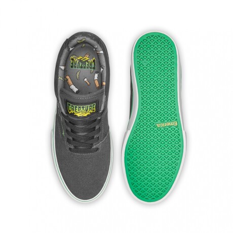 Championes Emerica The Low Vulc X Creature Grey /White /Green