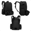 Mochila Táctica Grande Waterproof 60l Sistema Molles Negro