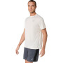 Polo Running Asics Silver SS Top Hombre Cream
