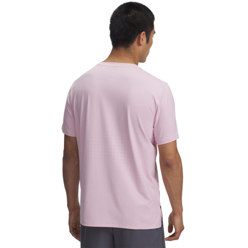 UA LAUNCH ELITE SHORTSLEEVE-PNK PNK-647