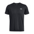UA LAUNCH SHORTSLEEVE-ORG BLK-001