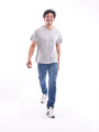 REMERA ARGOS GRIS MELANGE M