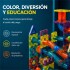 Juego de Construcción Magnético 96 Piezas Azul 1