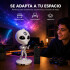Lámpara Proyector Estrellas Alien Bluetooth Remoto 360 Blanco