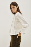 Camisa Cali Pleats Crudo