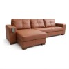 Sofá Domini 3 Cuerpos con Chaise derecho - Tapizado en cuero vacuno Sofá Domini 3 Cuerpos con Chaise derecho - Tapizado en cuero vacuno