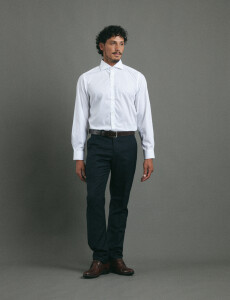 011980 CAMISA HARRINGTON 1937 Blanco