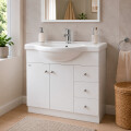 MUEBLE DE BAÑO BLANCO CON BACHA Mueble De Baño Blanco Con Bacha